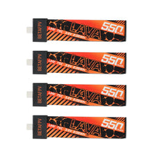 Load image into Gallery viewer, BETAFPV Lipo battery LAVA 1S 550mAh 75C Battery Lihv (4PCS)