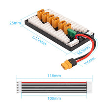 Load image into Gallery viewer, ToolkitRC Multi 2S-6S Lipo Parallel Balanced Adaptor Board XT60