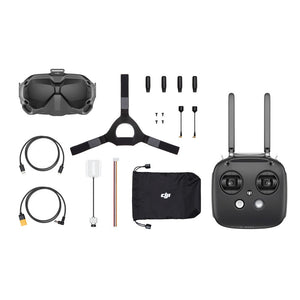 DJI Digital FPV System Air Unit 5.8GHz 8CH Transmitter HD 1080P Camera 1440X810 Goggle Combo With Remote Controller Mode 2 Super Low Latency for RC Racing Drone - 1*air unit 1* goggle 1* remote controller