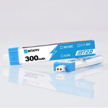 Load image into Gallery viewer, Betafpv 2.0 300mAh 1S 30C Battery (1PCS) 1 ชิ้น