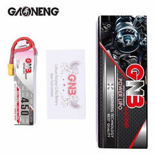 Load image into Gallery viewer, Gaoneng GNB 11.4V 450mAh 80C 3S Lipo Battery XT30 Plug for RC Racing Drone