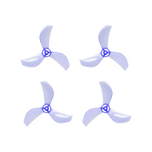 Load image into Gallery viewer, NewBeeDrone Azi (Tri Blade) Micro Propellers 31mm - 1.0mm Shaft (4CCW+4CW)