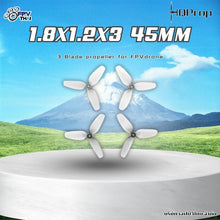Load image into Gallery viewer, HQ Prop 45mm 1.8X1.2X3 Blade Propeller (Set of 4)