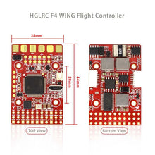 Load image into Gallery viewer, HGLRC F4 WING Flight Controller 20x20 2-8S BEC 6V