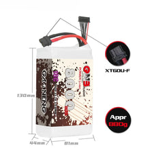 Load image into Gallery viewer, GAONENG GNB 6S2P 22.2V 8000mAh 10C XT60