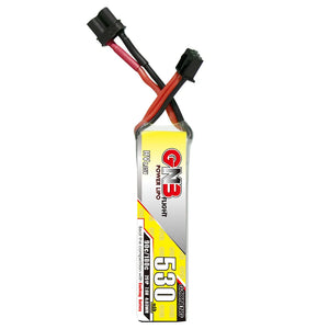 GAONENG GNB LiHV 2S 7.6V 530mAh 90C XT30 LiPo Battery Long Type for mobula8 meteor85