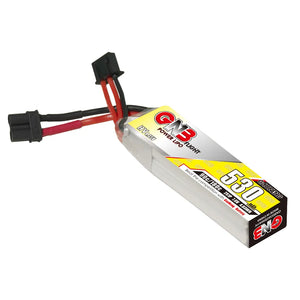 GAONENG GNB LiHV 2S 7.6V 530mAh 90C XT30 LiPo Battery Long Type for mobula8 meteor85