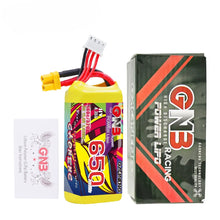 Load image into Gallery viewer, GAONENG GNB LiHV 3S 11.4V 650mAh 160C XT30 LiPo Battery