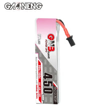 Load image into Gallery viewer, GAONENG GNB LiHV 1S 3.8V 450mAh 80C A30 Cabled LiPo Battery