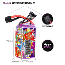 Load image into Gallery viewer, GNB GAONENG 1500mAh 6S 22.8V 120C HV XT60