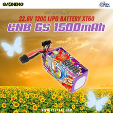 Load image into Gallery viewer, GNB GAONENG 1500mAh 6S 22.8V 120C HV XT60