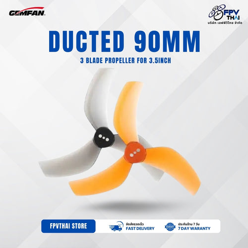Gemfan Ducted 90MM-3 3.5Inch  3 Blade Propeller (Set of 4) CineWhoop Propeller