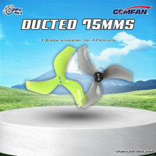 Load image into Gallery viewer, GEMFAN Ducted 75S-3 Blade Propeller (Set of 4)