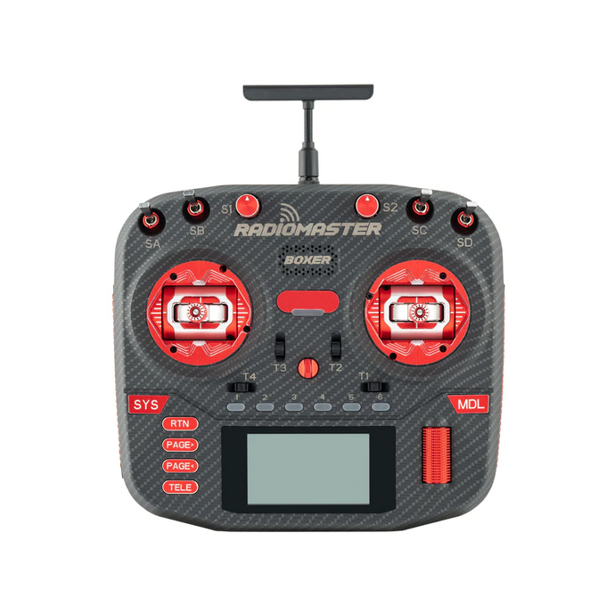 RadioMaster Boxer Max Radio Controller 2.4GHz ELRS Red RC Transmitter M2 EDGETX Open System for FPV Racing Drone Quad RC Airplane Helicopter