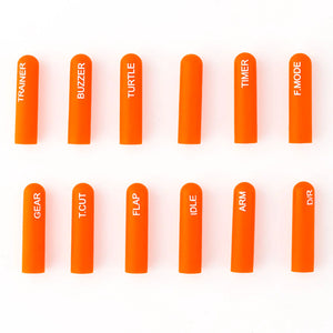 Radiomaster 12pcs Labeled Silicon Switch Cover Set (Short/ Long)