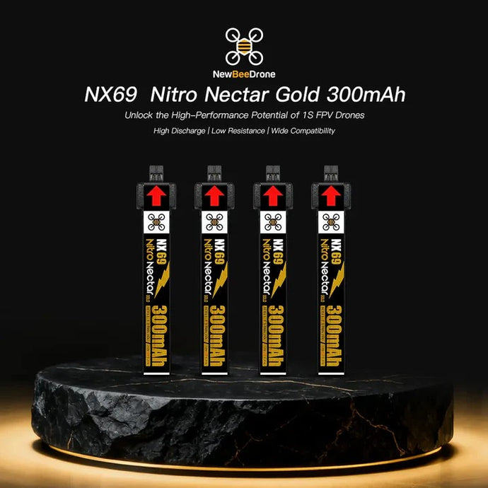 Nitro Nectar NX69 300mAh 18Hv LiPo Battery 4PCS