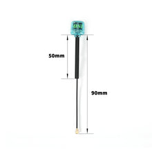 Load image into Gallery viewer, Osprey 5.8Ghz 140mm Ipex/UFL FPV Antenna - Cyan LHCP