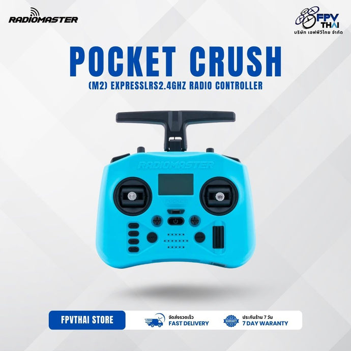 Radiomaster Pocket Crush Radio Controller (M2) expresslrs2.4GHz