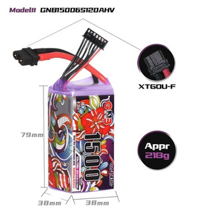 GNB GAONENG 1500MAh 6S 22.8V 120C HV XT60