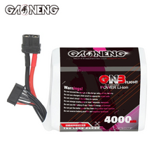 Load image into Gallery viewer, GAONENG GNB 6S 22.2V 4000mAh 10C XT60 Li-ion Battery made with Samsung 21700 for longrange FPV drone plane fix wings