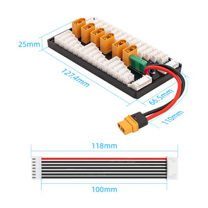 ToolkitRC Multi 2S-6S Lipo Parallel Balanced Adaptor Board XT60