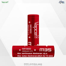 Load image into Gallery viewer, Vapcell M35 18650 3500mAh 3.7V แบตรีโมท 1 คู่