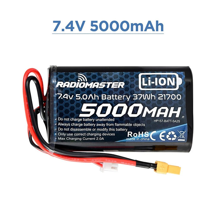 Radiomaster 7.4v 2s 5000mah Li-ion Battery