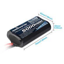 Load image into Gallery viewer, Radiomaster 7.4v 2s 5000mah Li-ion Battery