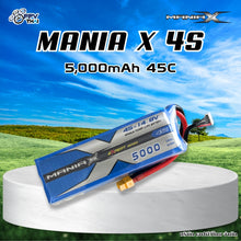 Load image into Gallery viewer, ManiaX 4s 14.8V 5000mah 45C
