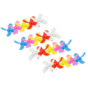 31mm 0.8 hole 4-blade Propeller- Milti colour (set/ colour)  Makefire