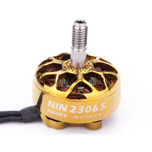 Load image into Gallery viewer, FLYWOO NIN PLUS N2306.5 2306.5 2-6S FPV MOTOR Brushless for RC 2450KV ( GOLD)