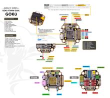 Load image into Gallery viewer, GOKU FC F722 MINI DUAL Flight Controller Built In OSD 5V 9V 2A BEC ICM20689 MPU6000 For RC Drone