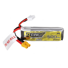 Load image into Gallery viewer, TATTU R-LINE 1.0 7.4V 500mAh 95C 2S Lipo Battery XT30 Plug for Makerfire Armor 85 HD 85mm Brushless FPV CineWhoop V2