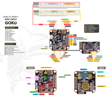 Load image into Gallery viewer, GOKU FC F405 V2 Flight Controller Built In OSD 5V 9V 2A BEC ICM20689 MPU6000 For RC Drone
