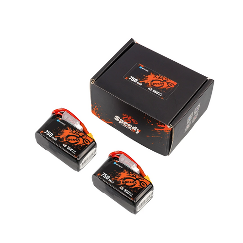 750mAh 4S 95C Lipo Battery (2PCS)