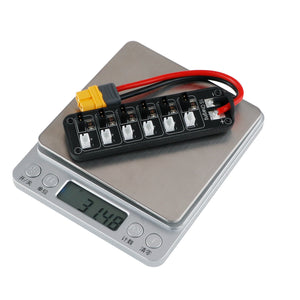 Crazepony 6-Channel 1S LiHv/LiPo Parallel Charging Board with GNB27 and PH2.0 Connector