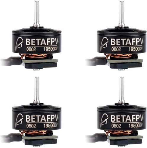 BETAFPV 4pcs 0802 19500KV Brushless Motors for FPV Racing Tiny Whoop 1S Brushless Drone like Beta65 pro