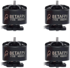 BETAFPV 4pcs 1106 4500KV Brushless Motors 4S FPV Racing Motor for Beta95X Beta85X 4S Brushless Whoop Drone
