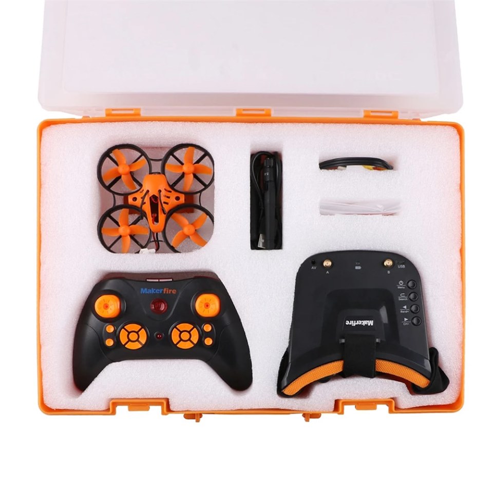 makerfire fpv goggles Makerfire Armor WASP RTF with Goggles – FPVTHAI