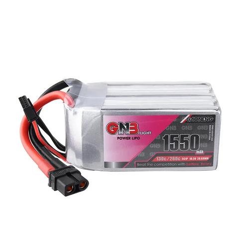 Gaoneng 14.8V 1550mah 130C 4S Lipo Battery XT60 Plug for Emax HAWK 5 FPV Racing Drone COD