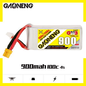 GNB GAONENG 900mah 4S 14.8V XT30 100C 200C RC FPV drone LiPo Battery Pack graphene