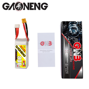 GNB GAONENG 900mah 4S 14.8V XT30 100C 200C RC FPV drone LiPo Battery Pack graphene