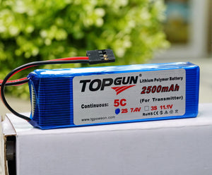 TOPGUN(Lipo) 2s 2500mA / 7.4V / 5C for X9D plus SE