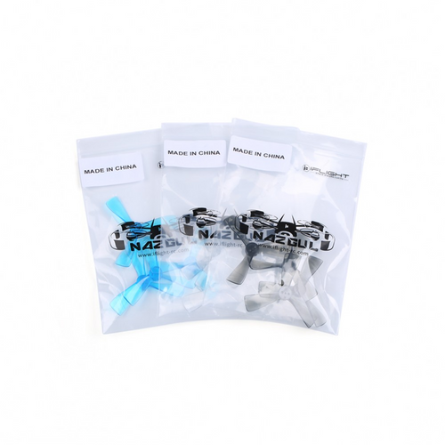 Nazgul Cine 2525 Tri-blade Prop CW CCW -1set- Clear white color