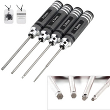 Load image into Gallery viewer, 4pcs Hex Screw driver Tools Kit Set for RC Helicopter (1.5mm 2.0mm 2.5mm 3.0mm)