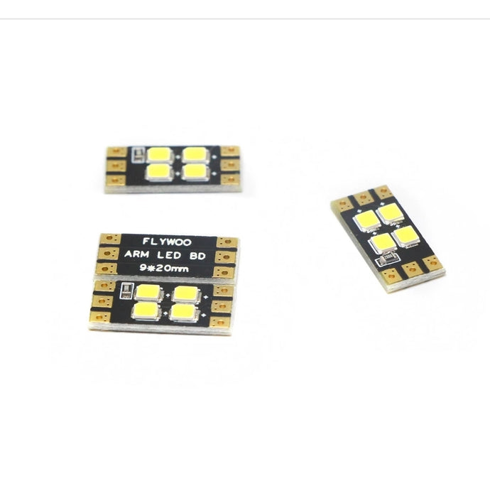 4 PCS FLYWOO Arm LED Board Light 2/4 Bits 9*20mm 2-6S