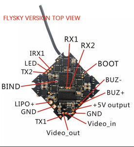 Happymodel บอร์ด CRAZYBEE F4FR/FS PRO 3-4 s