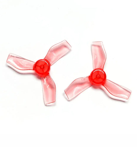2 Pairs Gemfan 1219 31mm 0.8mm Hole 3-blade Propeller for 0703-1103 RC Drone FPV Racing Brushless Motor