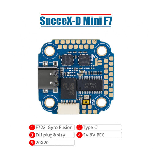 Iflight SucceX-D Mini F7 2-6S TwinG FC (ICM20689)