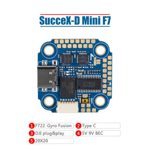 Iflight SucceX-D Mini F7 2-6S TwinG FC (ICM20689)